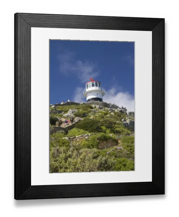 Framed Print : Cape Town, South Africa. A lighthouse on the Cape Peninsula outside of Cape Town Framed Print : Cape Town, South Africa. A lighthouse on the Cape Peninsula outside of Cape Town