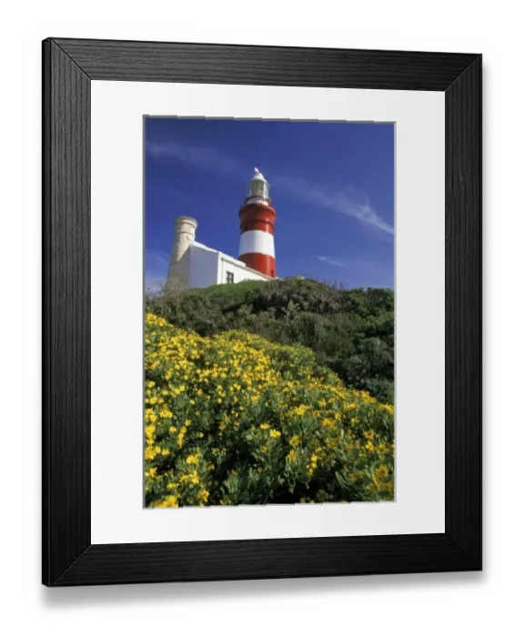 Framed Print : Africa, South Africa. Cape Agulhas Lighthouse, southernmost point of Africa Framed Print : Africa, South Africa. Cape Agulhas Lighthouse, southernmost point of Africa