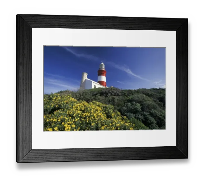 Framed Print : Africa, South Africa. Cape Agulhas Lighthouse, southernmost point of Africa Framed Print : Africa, South Africa. Cape Agulhas Lighthouse, southernmost point of Africa