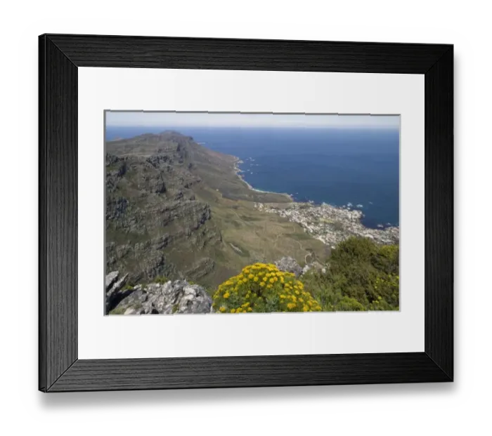 Framed Print : South Africa, Cape Town, Table Mountain National Park, Rugged coastline of Cape Peninsula Framed Print : South Africa, Cape Town, Table Mountain National Park, Rugged coastline of Cape Peninsula