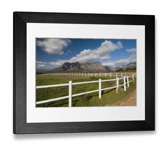Framed Print : Zorgvliet Wine Estate, Stellenbosch, Cape Town, South Africa