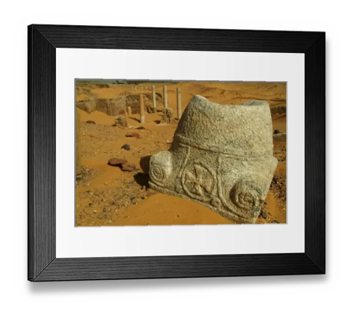 Framed Print : Sudan, North (Nubia), Copt capital