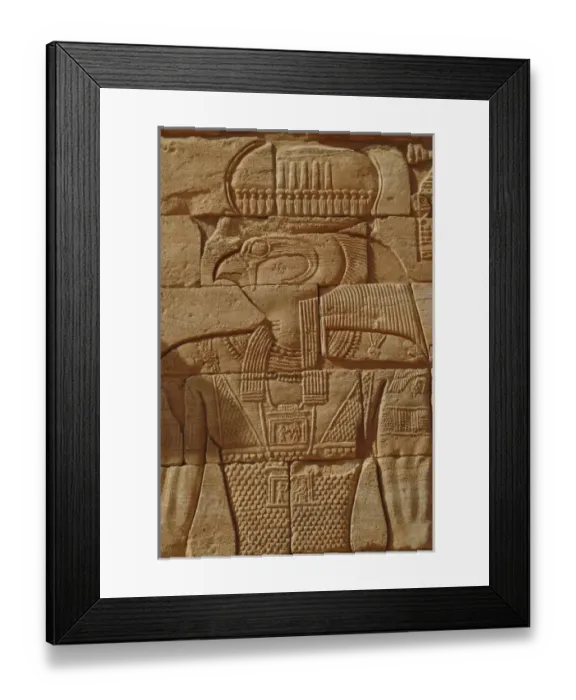 Framed Print : Sudan, North (Nubia), Kom Ombo Temple, Horus