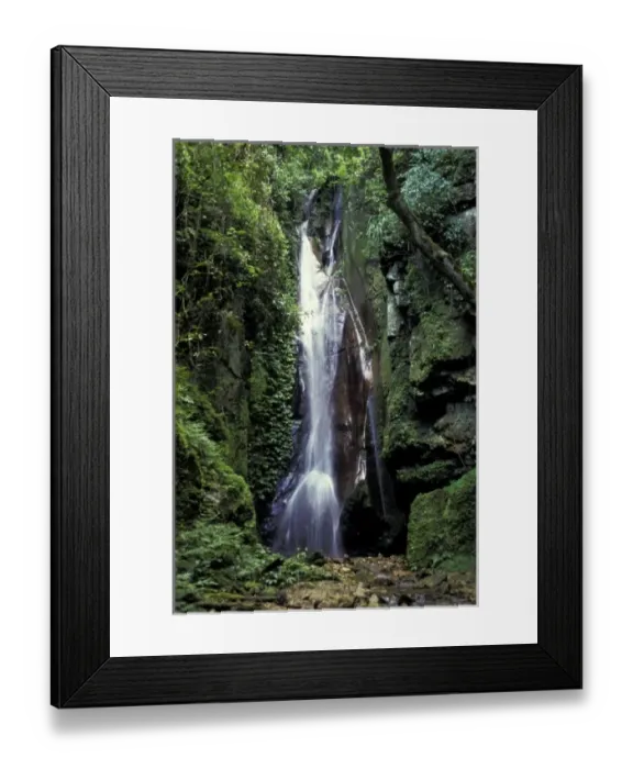Framed Print : Tanzania, Gombe National Park. Kakombe Falls Framed Print : Tanzania, Gombe National Park. Kakombe Falls