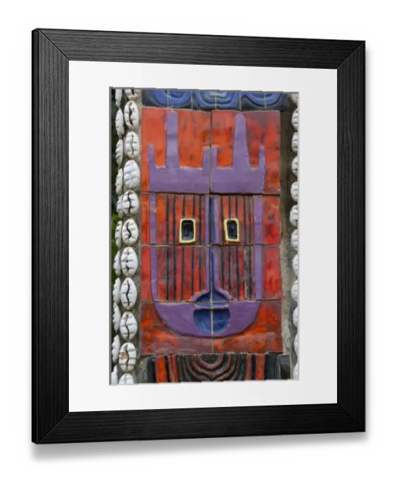 Framed Print : Africa, Togo, Kpalime. Artisan handicraft center & training school. Artistic ceramic tile art Framed Print : Africa, Togo, Kpalime. Artisan handicraft center & training school. Artistic ceramic tile art