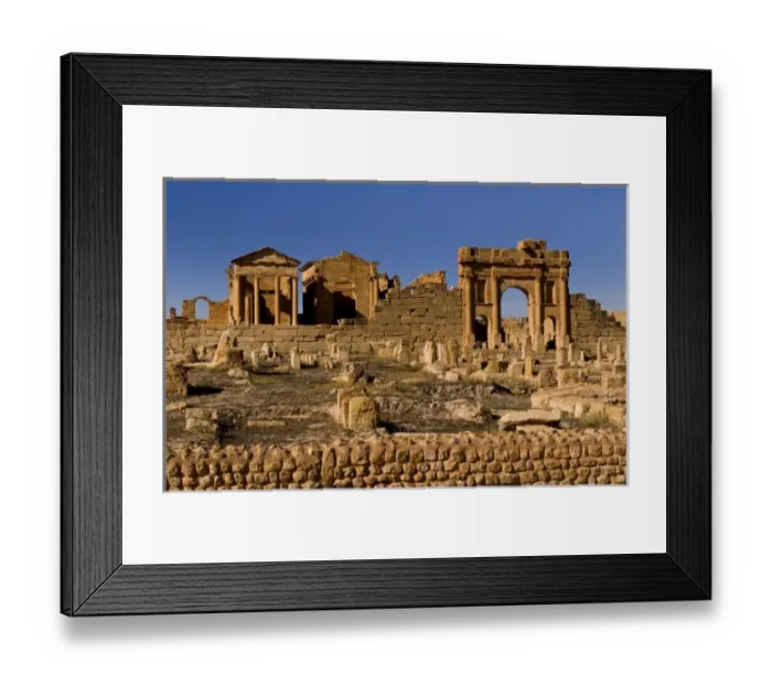 Framed Print : Roman ruins of Sufetula in town of Sbeitla in Tunisia in Northern Africa Framed Print : Roman ruins of Sufetula in town of Sbeitla in Tunisia in Northern Africa
