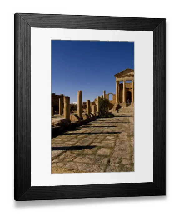 Framed Print : Roman ruins of Sufetula in town of Sbeitla in Tunisia in Northern Africa Framed Print : Roman ruins of Sufetula in town of Sbeitla in Tunisia in Northern Africa