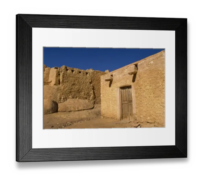 Framed Print : Unknown. Old buildings Oasis Town of Chebika near Mides and Tamerza Tunisia in Africa Framed Print : Unknown. Old buildings Oasis Town of Chebika near Mides and Tamerza Tunisia in Africa