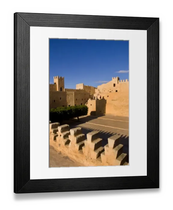 Framed Print : Famous Ribat fort in the 700 AD monastery in Sousse area Monastir Tunisia Africa Framed Print : Famous Ribat fort in the 700 AD monastery in Sousse area Monastir Tunisia Africa
