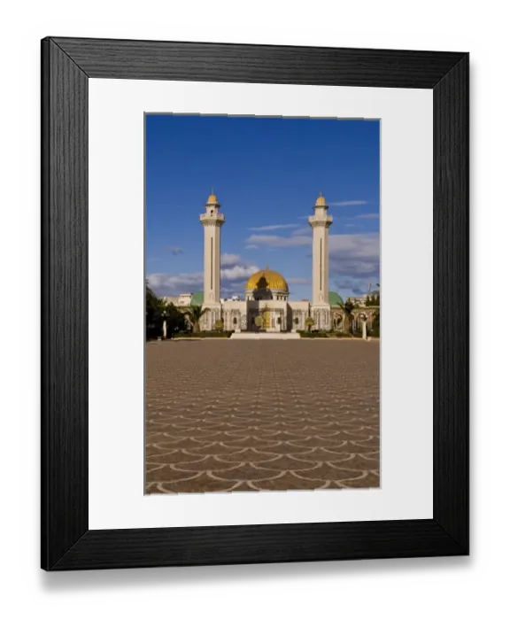 Framed Print : Beautiful famous Bourguiba Mausoleum grounds in Sousse area Monastir, Tunisia Framed Print : Beautiful famous Bourguiba Mausoleum grounds in Sousse area Monastir, Tunisia