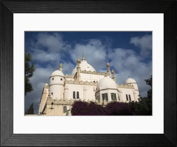 Framed Print : Tunisia, Tunis, Carthage, Byrsa Hill, L Acropolium, b. 1884 Framed Print : Tunisia, Tunis, Carthage, Byrsa Hill, L Acropolium, b. 1884
