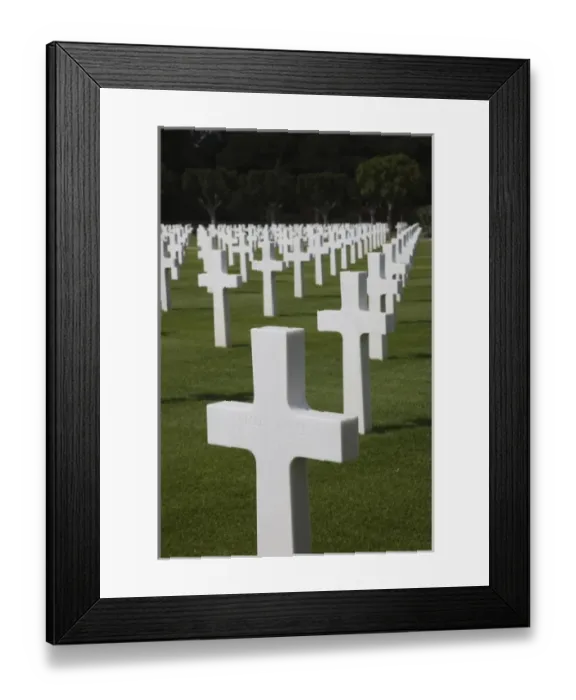 Framed Print : Tunisia, Tunis, Carthage, US World War Two-era War Cemetery Framed Print : Tunisia, Tunis, Carthage, US World War Two-era War Cemetery