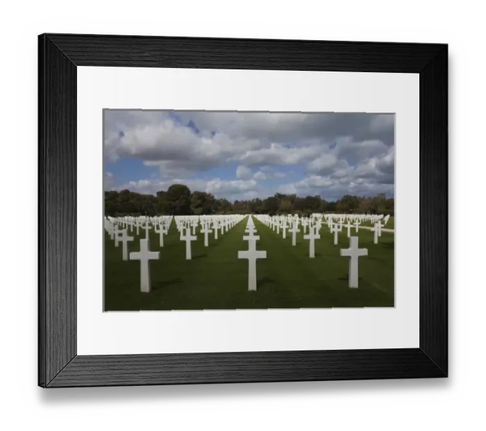 Framed Print : Tunisia, Tunis, Carthage, US World War Two-era War Cemetery