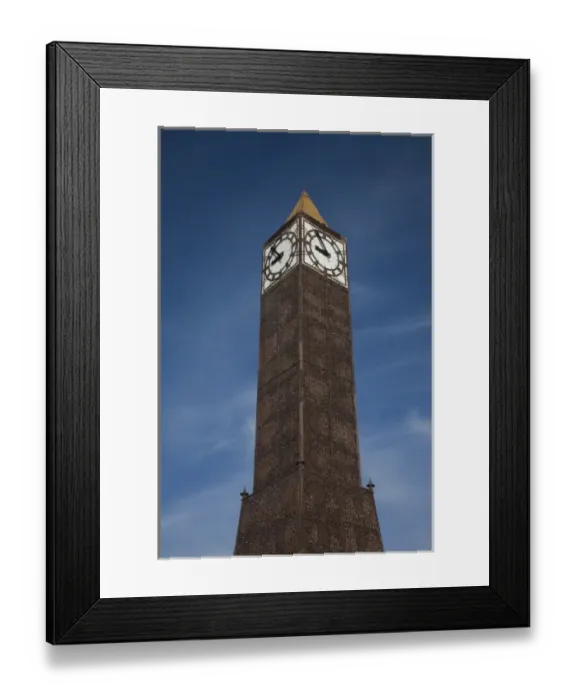Framed Print : Tunisia, Tunis, Avenue Habib Bourguiba, Place du 7 Novembre 1987 clocktower, morning Framed Print : Tunisia, Tunis, Avenue Habib Bourguiba, Place du 7 Novembre 1987 clocktower, morning