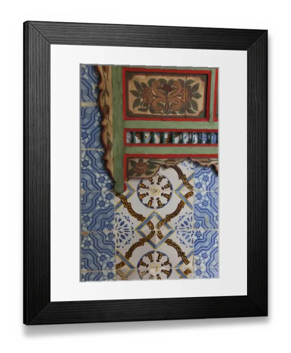 Framed Print : Tunisia, Tunisian Central Coast, Sousse, Museum Dar Essid interior, 19th century