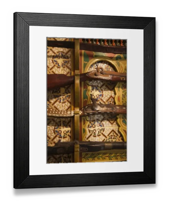 Framed Print : Tunisia, Tunisian Central Coast, Sousse, Museum Dar Essid interior, 19th century