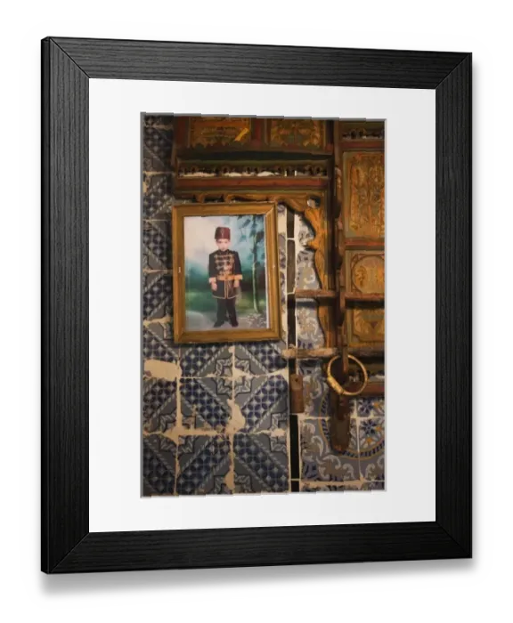 Framed Print : Tunisia, Tunisian Central Coast, Sousse, Museum Dar Essid interior, 19th century