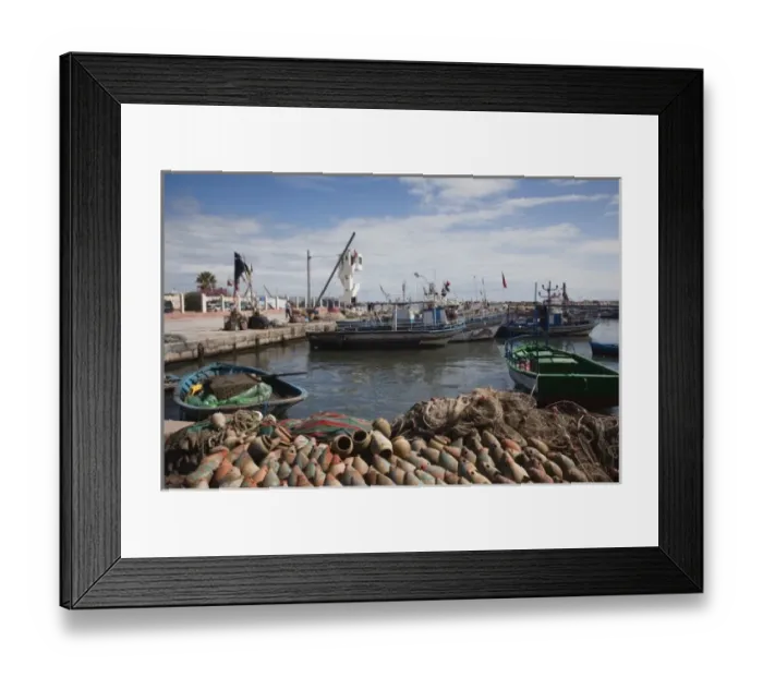 Framed Print : Tunisia, Tunisian Central Coast, Sousse, port, fishing boats Framed Print : Tunisia, Tunisian Central Coast, Sousse, port, fishing boats