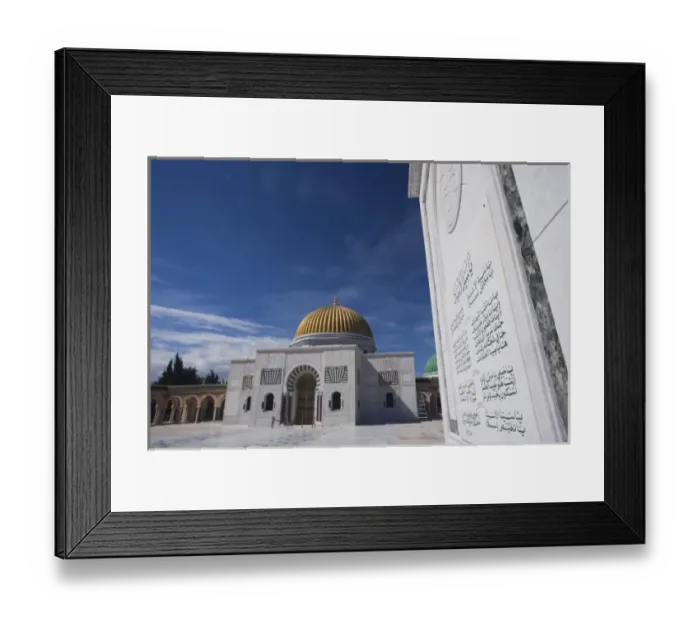 Framed Print : Tunisia, Tunisian Central Coast, Monastir, Mausoleum of HAbib Bourguiba, founder Framed Print : Tunisia, Tunisian Central Coast, Monastir, Mausoleum of HAbib Bourguiba, founder
