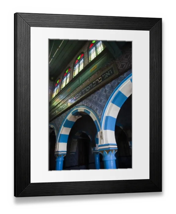 Framed Print : Tunisia, Jerba Island, Erriadh, El-Ghriba Synagogue, b. 586 AD, oldest synagogue in North Africa Framed Print : Tunisia, Jerba Island, Erriadh, El-Ghriba Synagogue, b. 586 AD, oldest synagogue in North Africa
