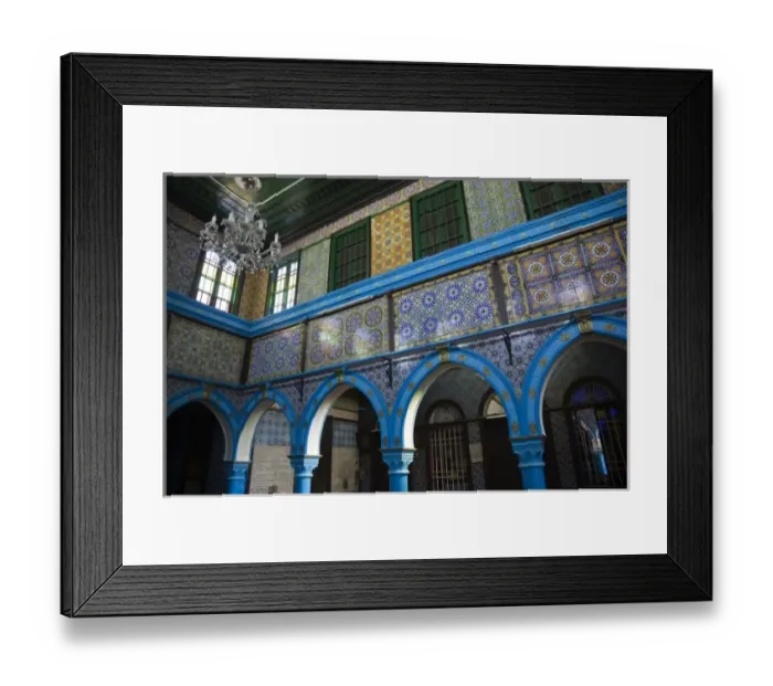 Framed Print : Tunisia, Jerba Island, Erriadh, El-Ghriba Synagogue, b. 586 AD, oldest synagogue in North Africa Framed Print : Tunisia, Jerba Island, Erriadh, El-Ghriba Synagogue, b. 586 AD, oldest synagogue in North Africa