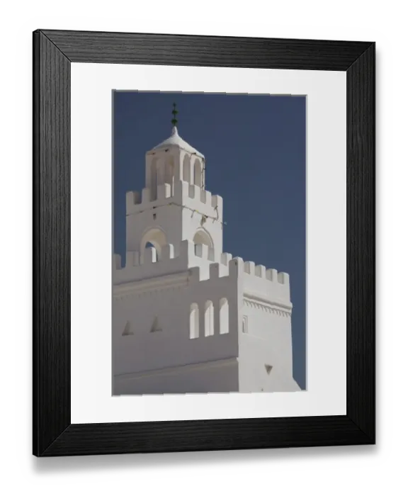 Framed Print : Tunisia, Jerba Island, Guellala, detail of the Musee Guellala museum