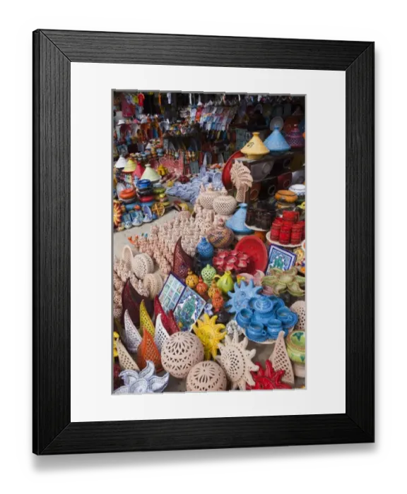 Framed Print : Tunisia, Jerba Island, Midoun, souvenirs Framed Print : Tunisia, Jerba Island, Midoun, souvenirs