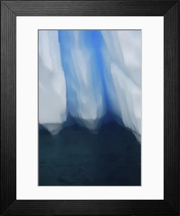 Framed Print : various textures on an iceberg floating off the western Antarctic peninsula, Antarctica