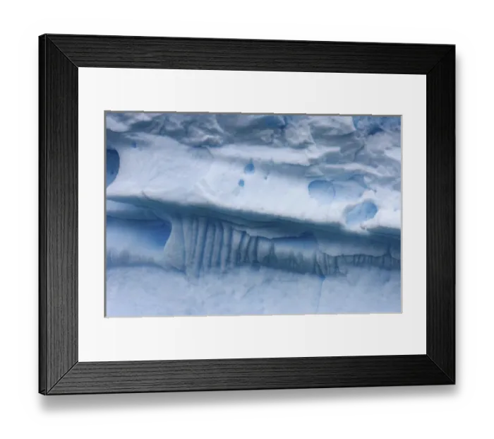 Framed Print : iceberg floating off the western Antarctic peninsula, Antarctica, Southern Ocean