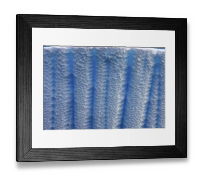 Framed Print : various textures on an iceberg floating off the western Antarctic peninsula, Antarctica Framed Print : various textures on an iceberg floating off the western Antarctic peninsula, Antarctica