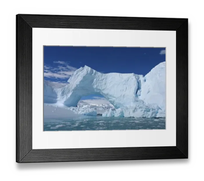 Framed Print : glacier arch along the western Antarctic peninsula, Antarctica, Southern Ocean Framed Print : glacier arch along the western Antarctic peninsula, Antarctica, Southern Ocean