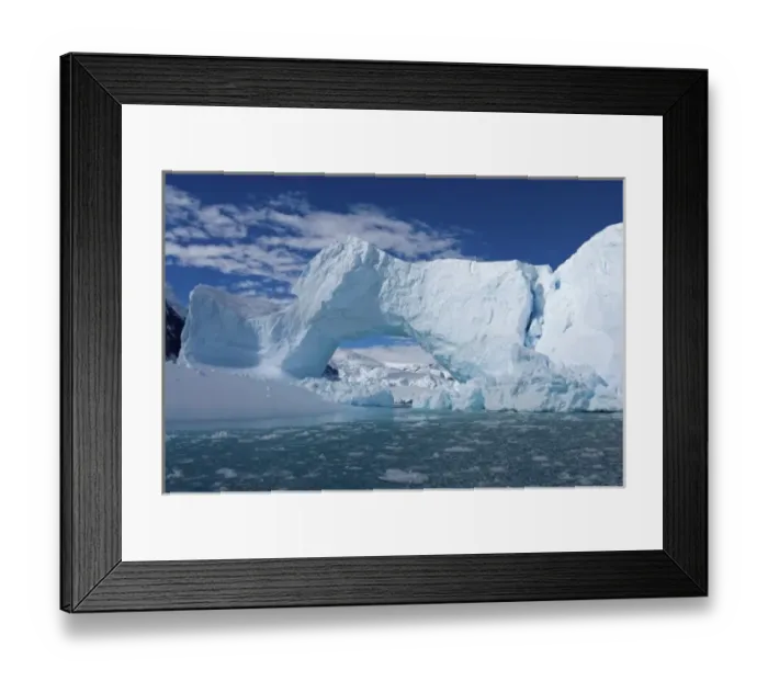 Framed Print : glacier arch along the western Antarctic peninsula, Antarctica, Southern Ocean Framed Print : glacier arch along the western Antarctic peninsula, Antarctica, Southern Ocean