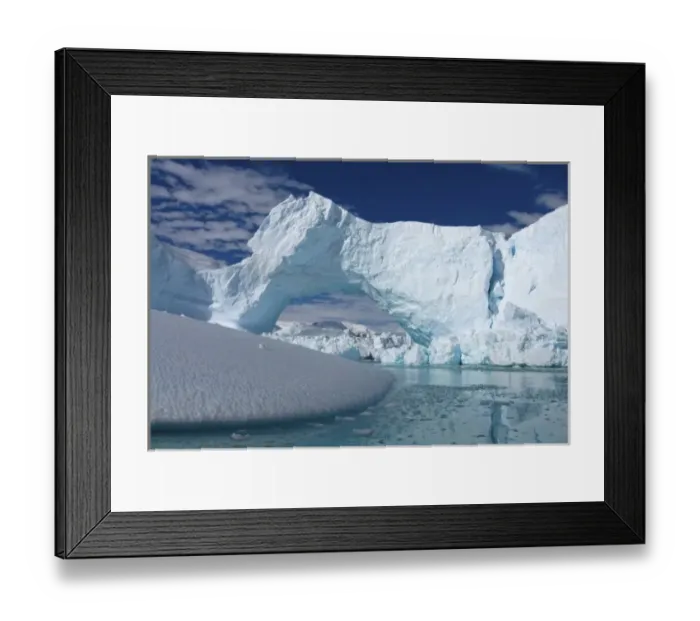 Framed Print : glacier arch along the western Antarctic peninsula, Antarctica, Southern Ocean Framed Print : glacier arch along the western Antarctic peninsula, Antarctica, Southern Ocean