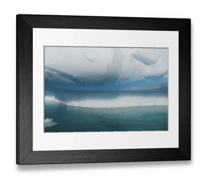 Framed Print : water dripping from a melting iceberg, western Antarctic peninsula, Antarctica, Southern