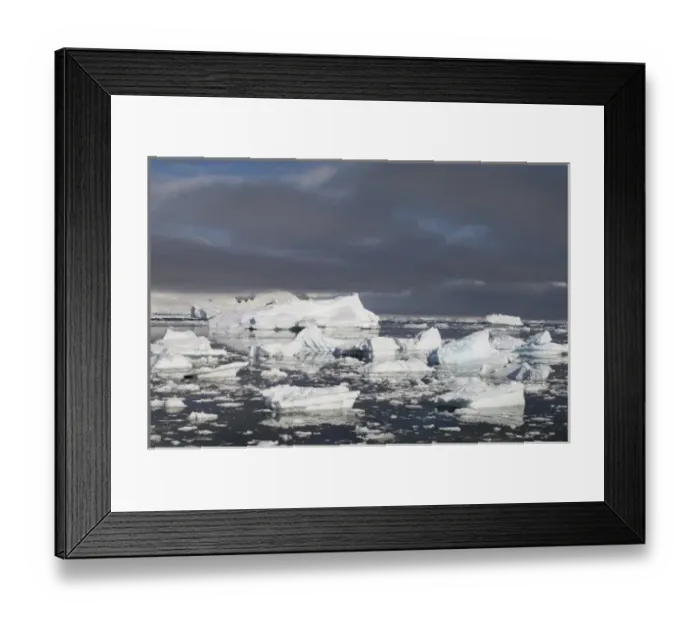 Framed Print : Antarctica, Antarctic Peninsula, Gerlache strait, Neko Harbor