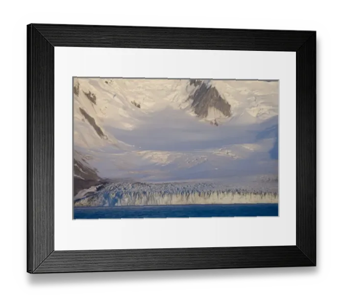 Framed Print : Antarctica, South Shetland Islands, Livingston Island, False Bay, Charity Glacier