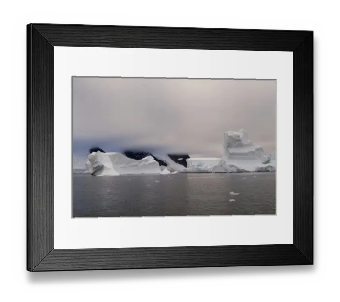 Framed Print : Antarctica, Antarctic Peninsula, Lemaire Channel, Icebergs near Pleneau Island Framed Print : Antarctica, Antarctic Peninsula, Lemaire Channel, Icebergs near Pleneau Island