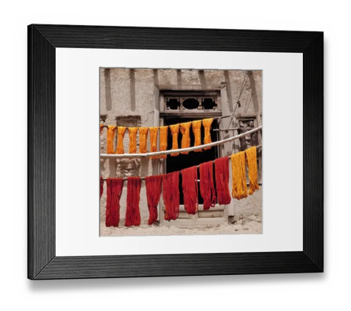 Framed Print : Afghanistan, Ghazni. Brightly-colored wool, recently dyed, is hung to dry in Ghazni, Afghanistan Framed Print : Afghanistan, Ghazni. Brightly-colored wool, recently dyed, is hung to dry in Ghazni, Afghanistan