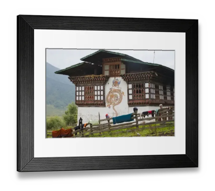 Framed Print : Asia, Bhutan Framed Print : Asia, Bhutan