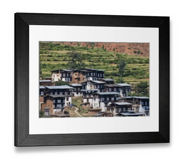 Framed Print : Asia, Bhutan Framed Print : Asia, Bhutan
