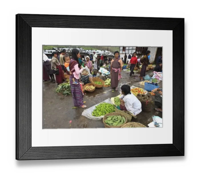 Framed Print : Asia, Bhutan Framed Print : Asia, Bhutan