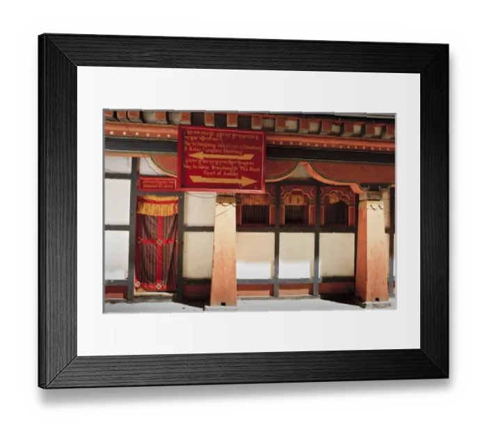 Framed Print : Asia, Bhutan. Government offices and Court of Justice at Jakar Dzong Framed Print : Asia, Bhutan. Government offices and Court of Justice at Jakar Dzong