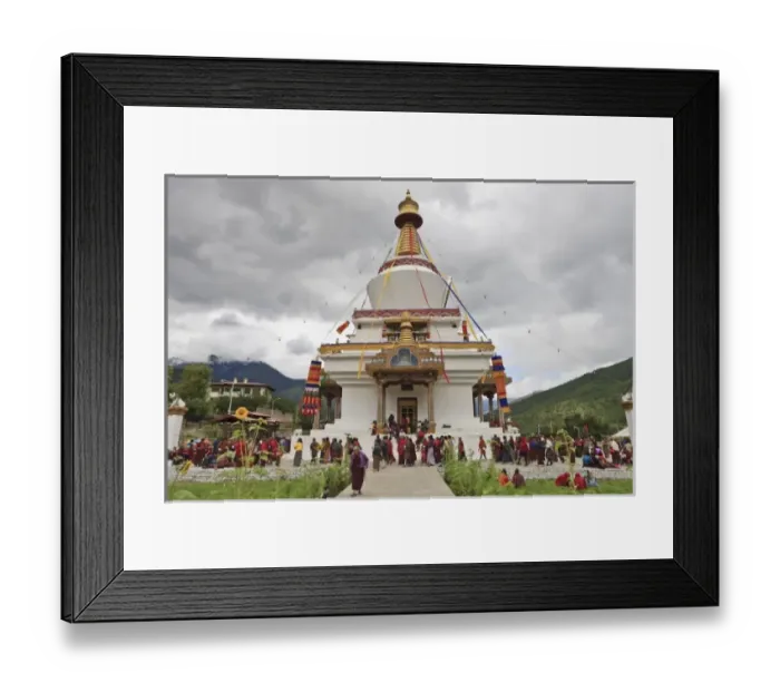 Framed Print : Asia, Bhutan Framed Print : Asia, Bhutan