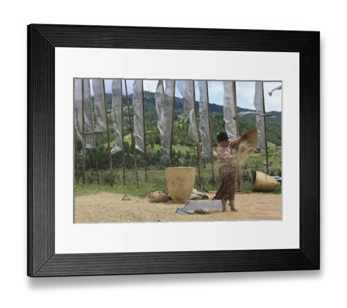 Framed Print : Asia, Bhutan