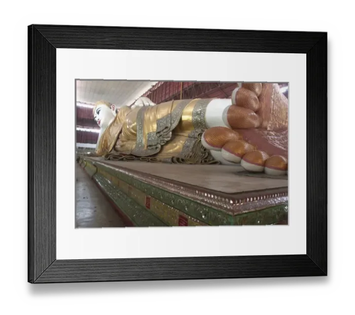 Framed Print : Myanmar (AKA Burma), Yangon (AKA Rangoon). Chaukhtatgyi Pagoda, home to huge Reclining Buddha Framed Print : Myanmar (AKA Burma), Yangon (AKA Rangoon). Chaukhtatgyi Pagoda, home to huge Reclining Buddha