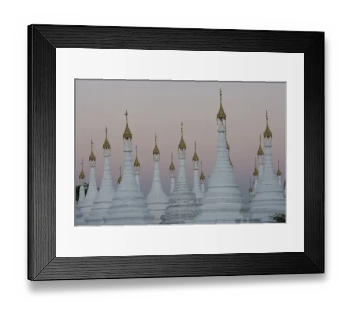 Framed Print : Buddhist temple in Mandalay