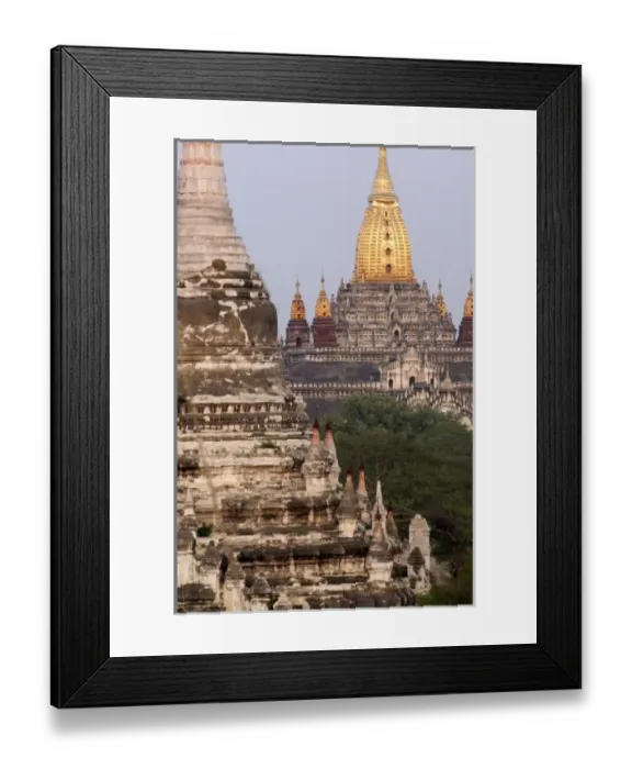 Framed Print : Asia, Myanmar, Bagan, Ananda temple at sunset Framed Print : Asia, Myanmar, Bagan, Ananda temple at sunset