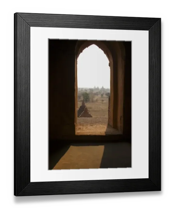 Framed Print : Asia, Myanmar, Bagan, temple doorway Framed Print : Asia, Myanmar, Bagan, temple doorway