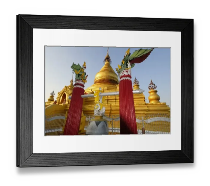 Framed Print : Asia, Myanmar (Burma). The Kuthodaw Pagoda in Mandalay Framed Print : Asia, Myanmar (Burma). The Kuthodaw Pagoda in Mandalay