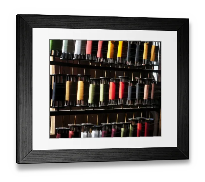 Framed Print : Asia, Myanmar (Burma), Lake Inle. Thread bobbins in a Lake Inle shop Framed Print : Asia, Myanmar (Burma), Lake Inle. Thread bobbins in a Lake Inle shop